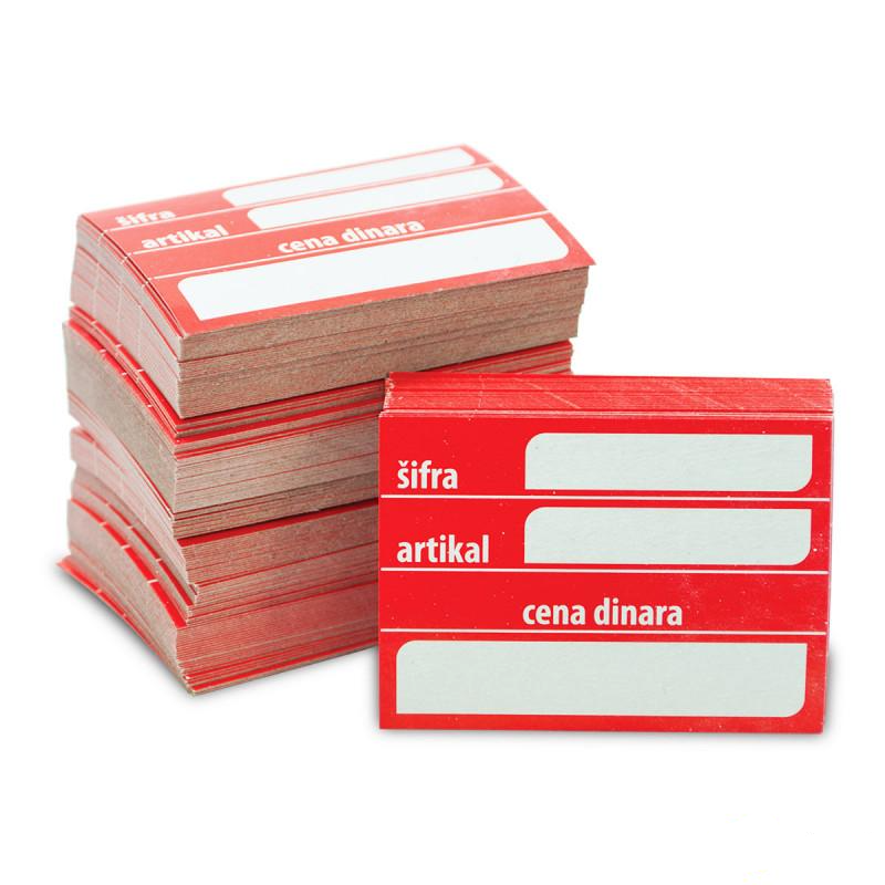 Etikete za cene kartonske 200/1