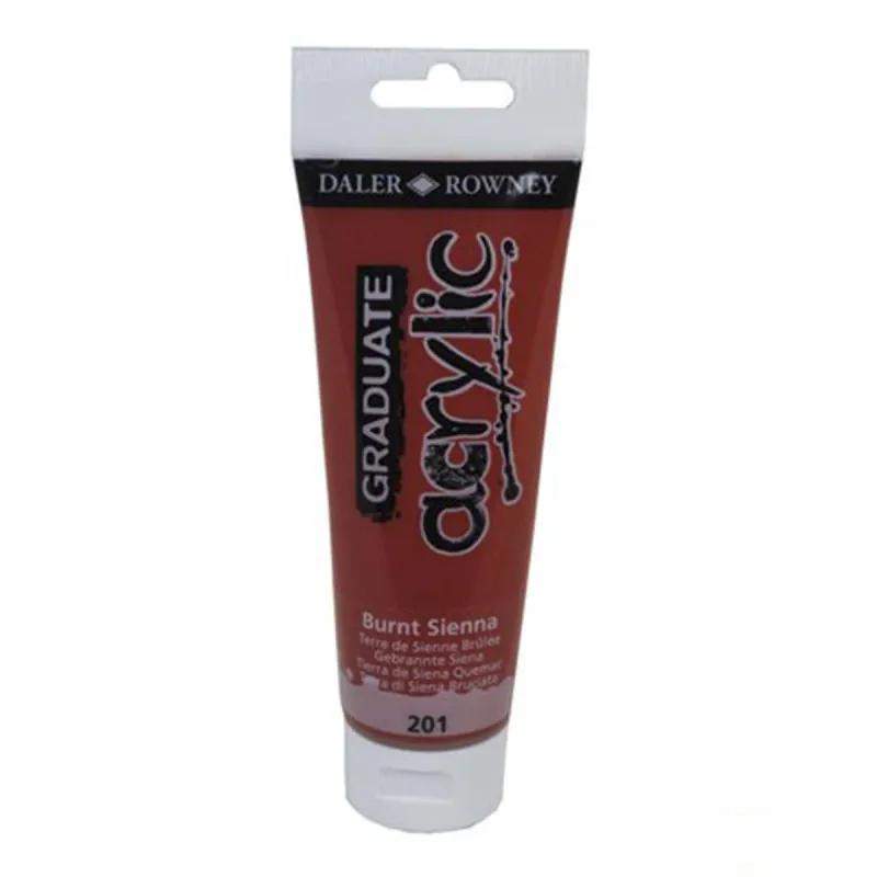 Boja akrilna 120ml burnt sienna 201 graduate