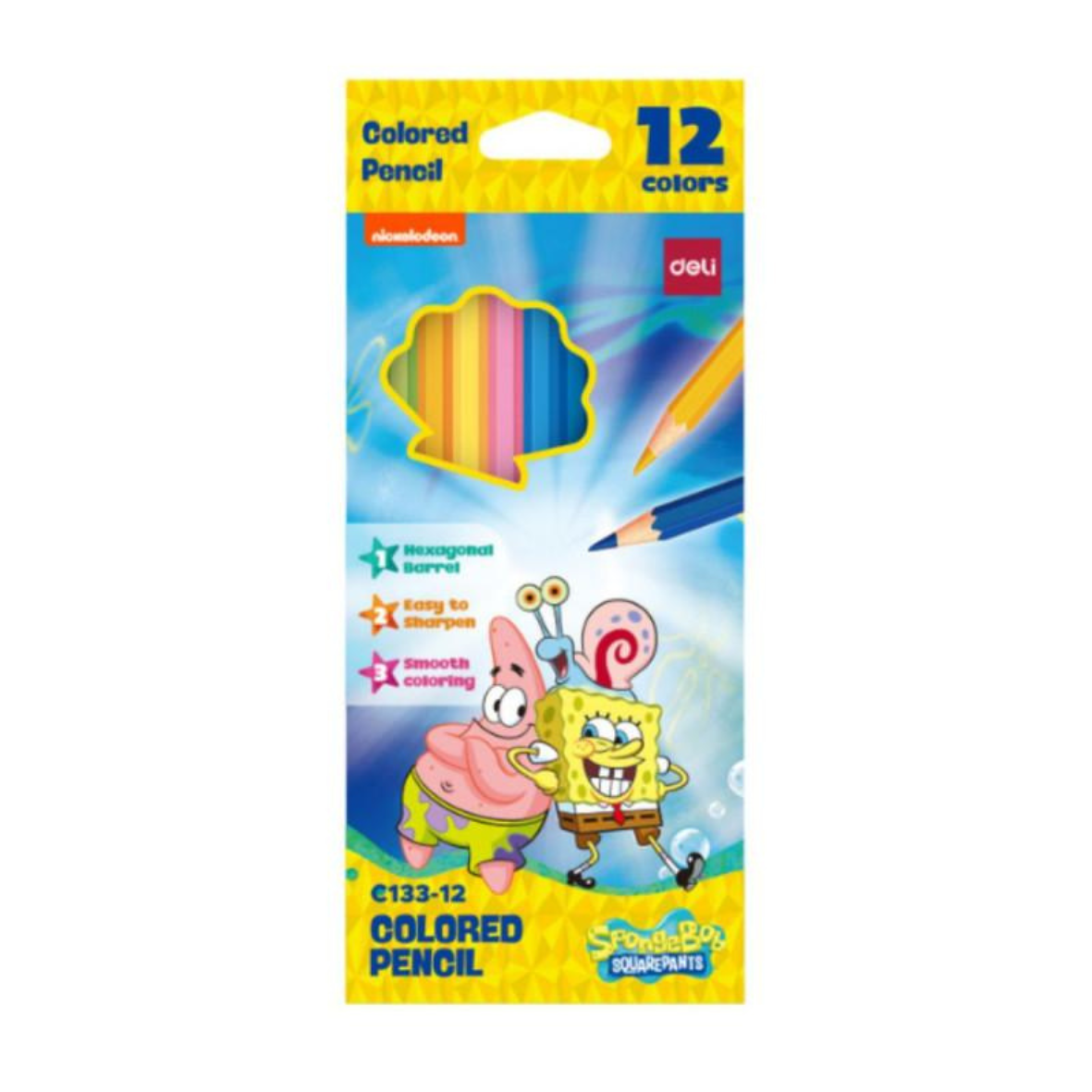 Drvene bojice Sunđer Bob 12pcs