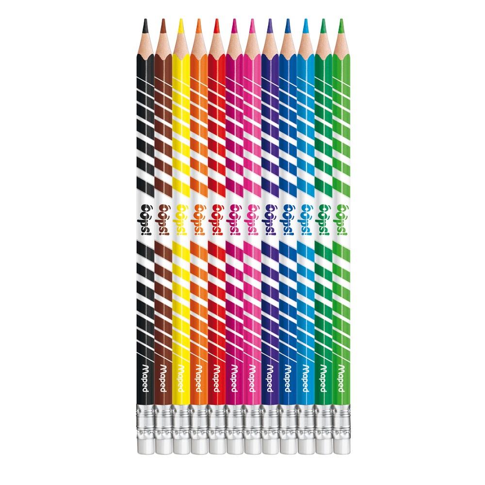 Drvene bojice sa gumicom Maped