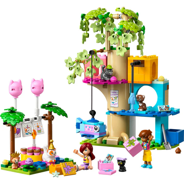 LEGO Friends Mačja rođendanska zabava i kuća na drvetu