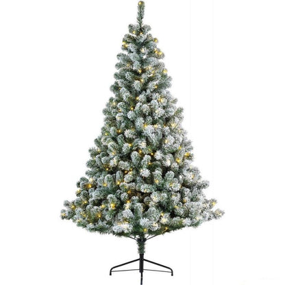 Jelka novogodišnja 210cm sa 380 lampica zeleno bela