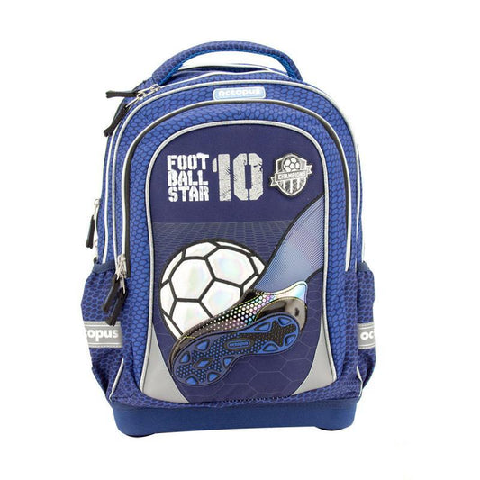 Torba školska anatomska football plava OET2410