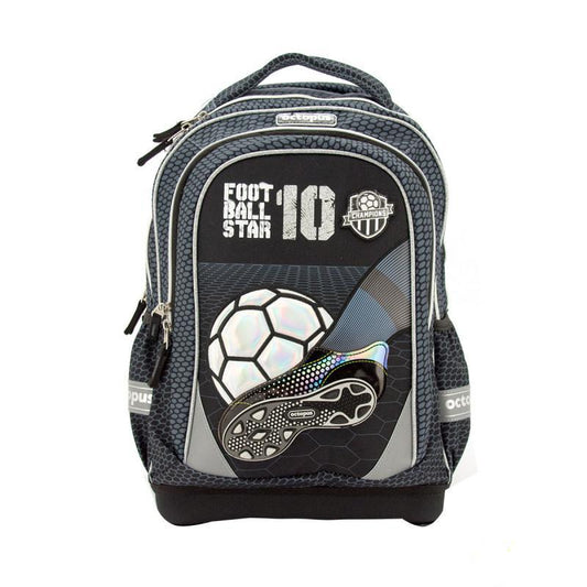 Torba školska anatomska Football siva OET2420