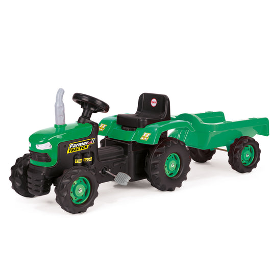 Traktor sa prikolicom na pedale