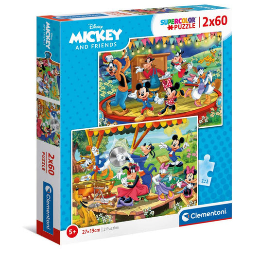 Clementoni puzzle 2X60 pcs Mickey