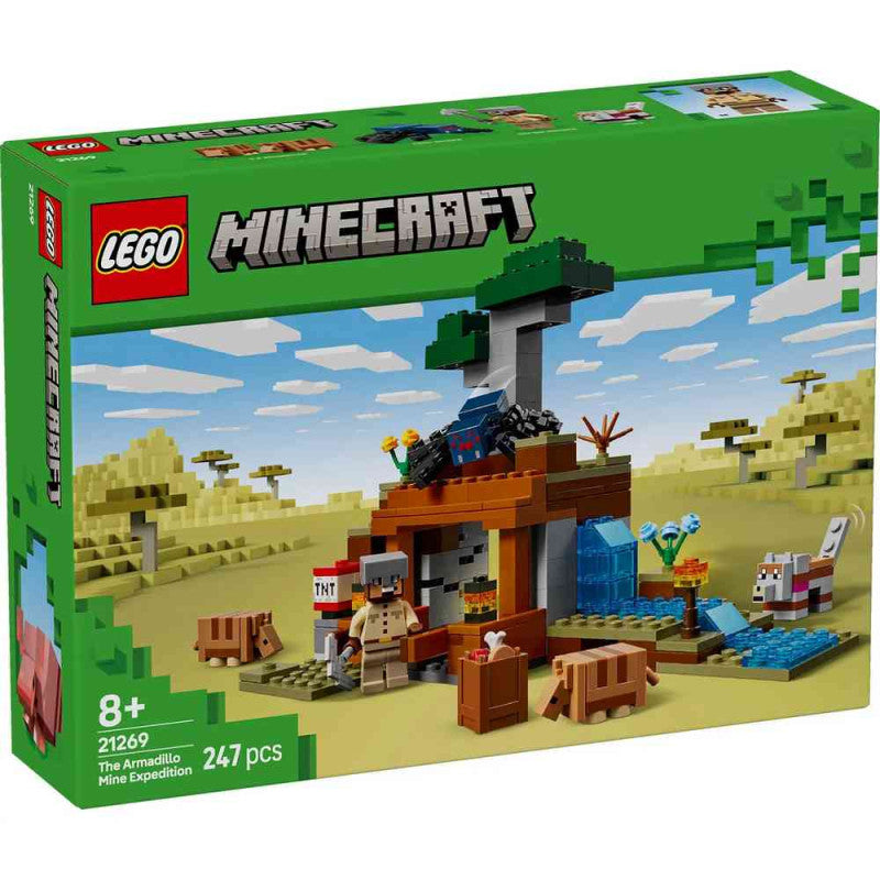 LEGO Minecraft ekspedicija rudarenja uz pomoć armadila