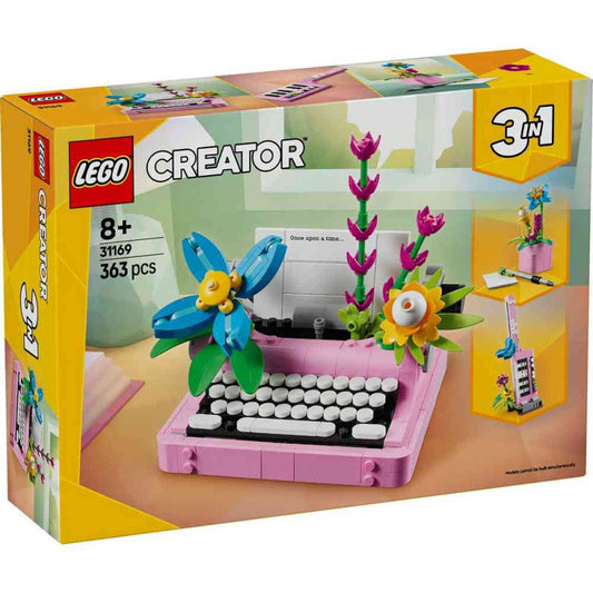 LEGO Creator pisaća mašina sa cvećem