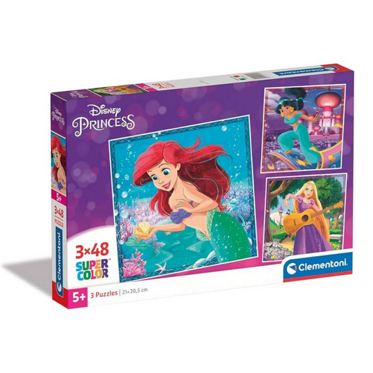 Clementoni puzzle 3X48pcs Disney Princess