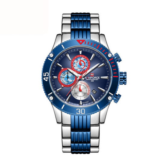 NAVIFORCE NF 9173 SBE analogni sat za muškarce sa kalendarom