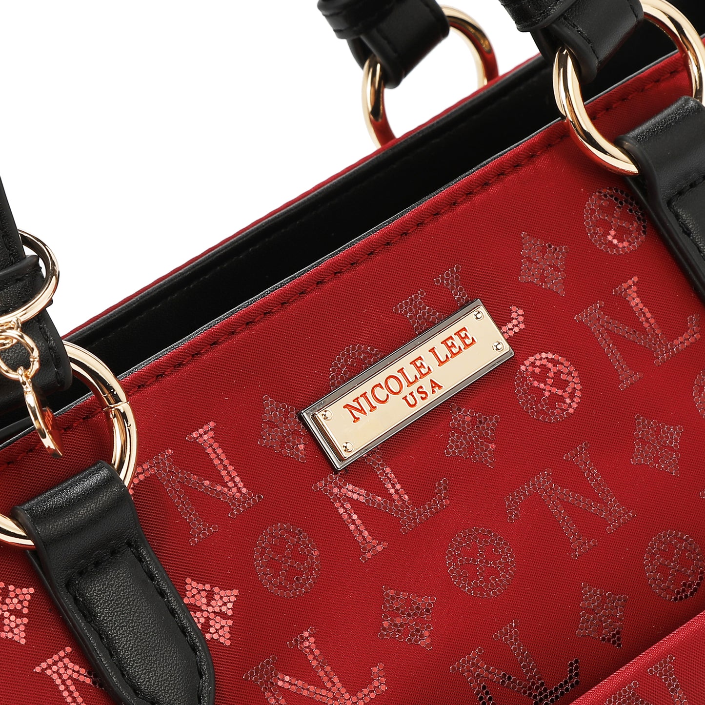 Torba NIcole Lee P17523 burgundy