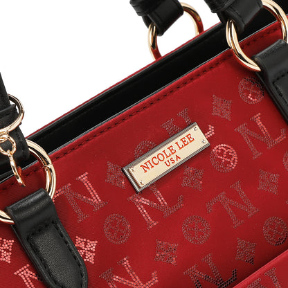 Torba NIcole Lee P17523 burgundy