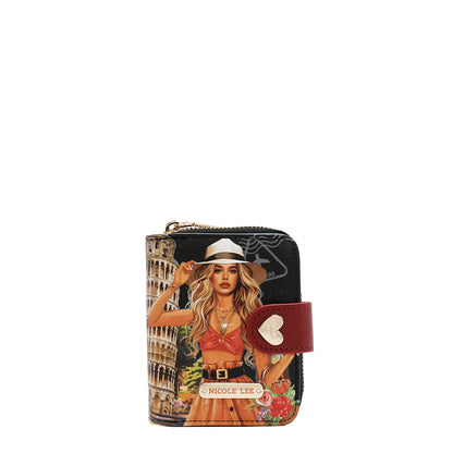 Novčanik sa kopčom Nicole Lee PRT6903 Martha Travels Italy SS2025