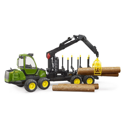 Traktor John Deere 1210E sa utovarivačem i 4 stabla