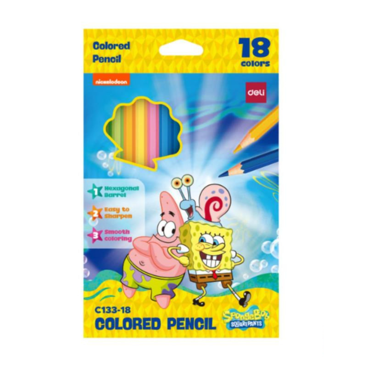 Drvene bojice Sunđer Bob 18pcs