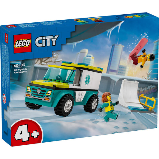 LEGO CITY Kola hitne pomoći i snouborder