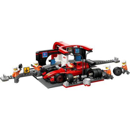 LEGO City F1® pitstop i ekipa sa automobilom Ferrari