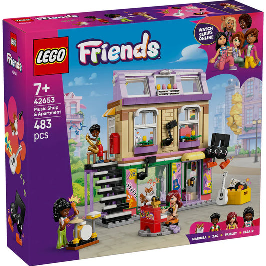 LEGO Friends Muzička prodavnica i stan