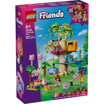 LEGO Friends Mačja rođendanska zabava i kuća na drvetu